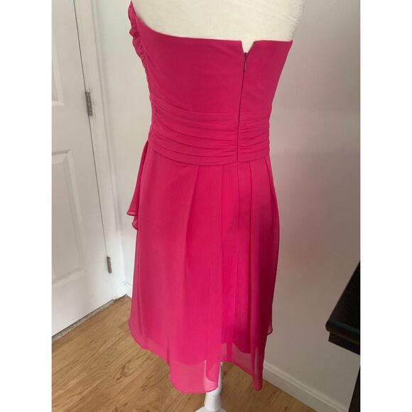 David's bridal pink dress size 2 - Picture 3 of 5